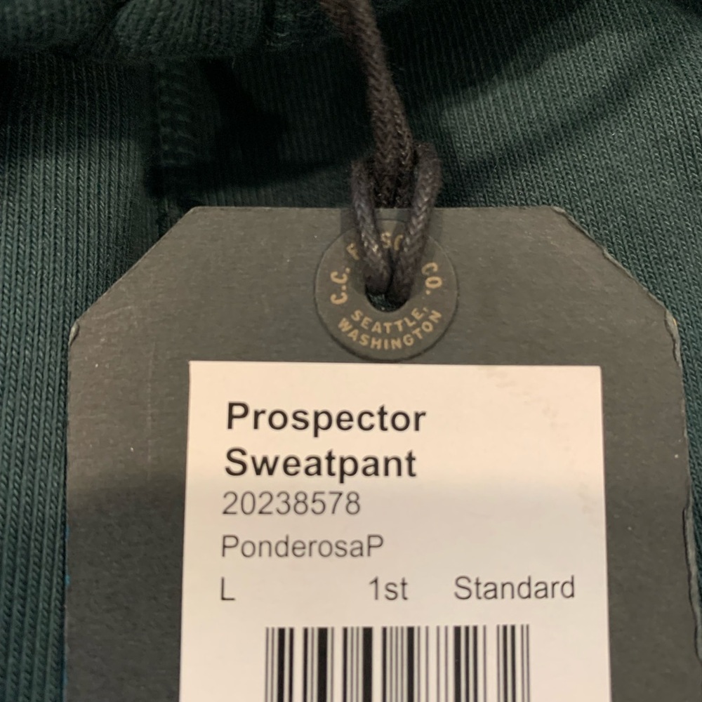 Filson Large Prospector Sweatpants- Brand New
